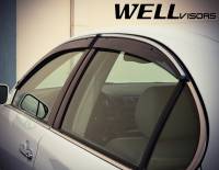 WellVisors - WellVisors Side Window Deflectors Lexus ES300 ES330 02-06 With Chrome Trim - Image 3
