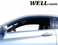 WellVisors - WellVisors Side Window Deflectors Honda Accord Coupe 13-17 with Chrome Trim - Image 4