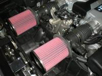 BMC FILTERS - BMC 09-12 Audi R8 5.2L V10 Quattro / R-Tronic Cylindrical Carbon Racing Filter Induction System Kit - Image 2