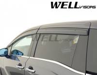 WellVisors - WellVisors Side Window Deflectors Honda Odyssey 2018+ with Black Trim - Image 2