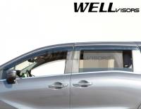WellVisors - WellVisors Side Window Deflectors Honda Odyssey 2018+ with Black Trim - Image 4