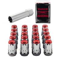 McGard - McGard SplineDrive Tuner 5 Lug Install Kit w/Tool (Cone) M12X1.5 / 13/16 Hex / 1.24in. L - Red Cap - Image 2