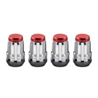 McGard - McGard SplineDrive Lug Nut (Cone Seat) M12X1.5 / 1.24in. Length (4-Pack) - Red Cap (Req. Tool) - Image 2
