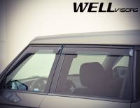 WellVisors - WellVisors Side Window Deflectors Kia Soul 10-13 With Black Trim - Image 4