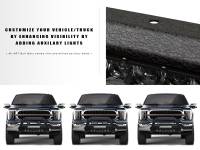 Armordillo - Armordillo 2007-2021 Toyota Tundra AR Bull Bar w/LED - Texture Black - Image 2