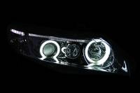 ANZO Headlights, Tail Lights and More  - ANZO 2006-2011 Honda Civic Projector Headlights w/ Halo Chrome (CCFL) - Image 2
