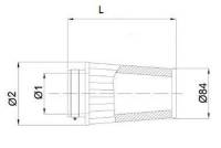 BMC FILTERS - BMC Single Air Universal Conical Filter - 70mm Inlet / 150mm H - Image 2