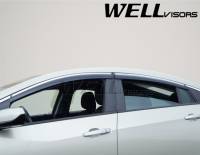 WellVisors - WellVisors Side Window Deflectors Chevrolet Volt 16-19 with Chrome trim - Image 2