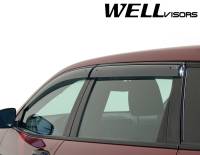 WellVisors - WellVisors Side Window Deflectors Jeep Cherokee 14-21 With Black Trim - Image 4