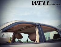 WellVisors - WellVisors Side Window Deflectors Mercedes Benz W210 E-Class 96-02 Premium Series - Image 3