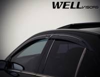 WellVisors - WellVisors Side Window Deflectors Mercedes Benz W203 C-Class 01-07 Sedan Premium Series - Image 4