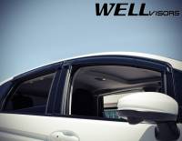 WellVisors - WellVisors Side Window Deflectors Honda Fit 15-20 With Black Trim - Image 3