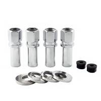 McGard - McGard Hex Lug Nut (Drag Racing X-Long Shank) 1/2-20 / 13/16 Hex / 2.475in. Length (4-Pack) - Chrome - Image 2