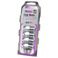 McGard - McGard Hex Lug Nut (Reg. Shank - .746in.) 7/16-20 / 13/16 Hex / 1.65in. Length (4-Pack) - Chrome - Image 1
