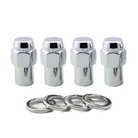 McGard - McGard Hex Lug Nut (Reg. Shank - .746in.) 7/16-20 / 13/16 Hex / 1.65in. Length (4-Pack) - Chrome - Image 2