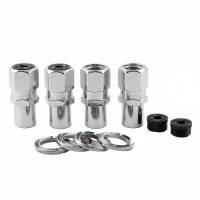 McGard - McGard Hex Lug Nut (Drag Racing Reg. Shank) M12X1.5 / 13/16 Hex / 1.86in. Length (4-Pack) - Chrome - Image 2