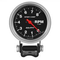 AutoMeter Standard 2-5/8in 8,000 RPM Pedestal Mount Tachometer Sport Comp