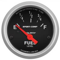 AutoMeter Sport Comp 52mm Short Sweep Electronic Fuel Level Gauge