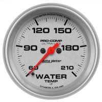 AutoMeter Ultra-Lite 66.7mm Full Sweep Electronic 60-210 Degree F Water Temperature Gauge