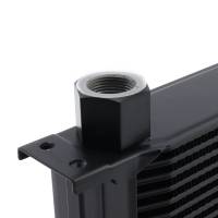 DC Sports - DC Sports 15 Row Universal Oil Cooler; Black with -8 AN Fittings - Image 1