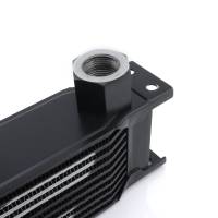 DC Sports - DC Sports 19 Row Universal Oil Cooler; Black with -8 AN Fittings - Image 1