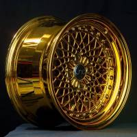 JNC Wheels Rim JNC045 Gold Platinum 15x8.25 4x100 ET10