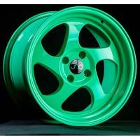 JNC Wheels Rim JNC034 Wasabi Green 15x8.25 4x100 ET20