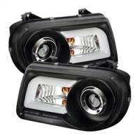 Spyder Auto - Spyder Chrysler 300C 05-10 Projector Headlights LED DRL Black High/Low H7 PRO-YD-C300C-DRL-BK - Image 1