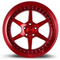 AodHan Wheels - Aodhan Wheels Rim DS09 18x10.5 5x114.3 73.1CB ET22 Candy Red w/ (Chrome Rivets) - Image 2