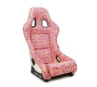 NRG Innovations - NRG Innovations FRP Bucket Seat PRISMA- SAVAGE Edition w/ White Pearlized Back Wild Thornberry Leopard Print- Medium - Image 2