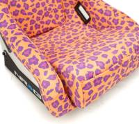 NRG Innovations - NRG Innovations FRP Bucket Seat PRISMA- SAVAGE Edition w/ White Pearlized Back Wild Thornberry Leopard Print- Medium - Image 6