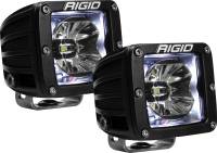 Rigid Industries - RIGID Radiance Pod With White Backlight, Surface Mount, Black Housing, Pair - Image 1