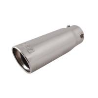DC Sports - DC Sports Polished Stainless Universal Bolt On Exhaust Slant Cut Tip 3.75" Inlet 4.5" Outlet - Image 1