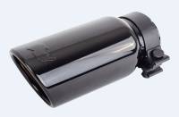 Go Rhino - Go Rhino Exhaust Tip - Black Chrome - ID 2 1/2in x L 14in x OD 4in - Image 1