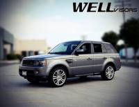 WellVisors - WellVisors Side Window Deflectors Land Rover Range Rover Sport 06-13 With Black Trim - Image 2