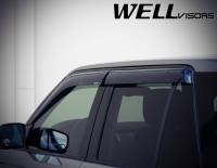 WellVisors - WellVisors Side Window Deflectors Land Rover Range Rover Sport 06-13 With Black Trim - Image 4