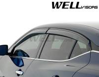 WellVisors - WellVisors Side Window Deflectors Nissan Maxima 16-21 with black trim - Image 4