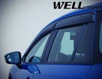 WellVisors - WellVisors Side Window Deflectors Mazda CX-5 13-16 With Black Trim - Image 3