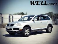 WellVisors - WellVisors Side Window Deflectors Volkswagen Touareg 03-10 With Black Trim - Image 2