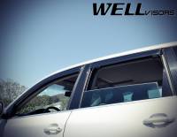WellVisors - WellVisors Side Window Deflectors Volkswagen Touareg 03-10 With Black Trim - Image 3