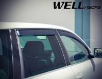 WellVisors - WellVisors Side Window Deflectors Volkswagen Touareg 03-10 With Black Trim - Image 4
