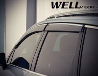 WellVisors - WellVisors Side Window Deflectors Volkswagen Touareg 11-17 With Chrome Trim - Image 3