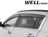 WellVisors - WellVisors Side Window Deflectors Kia Sportage 11-16 With Black Trim - Image 3