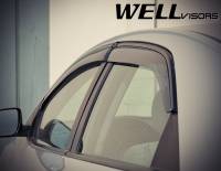 WellVisors - WellVisors Side Window Deflectors Kia Forte Sedan 10-13 With Black Trim - Image 3