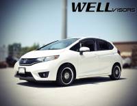 WellVisors - WellVisors Side Window Deflectors Honda Fit 15-20 Aerodyn Series - Image 2