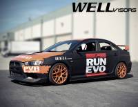 WellVisors - WellVisors Side Window Deflectors Mitsubishi Lancer 08-17 Aerodyn Series - Image 2