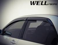 WellVisors - WellVisors Side Window Deflectors Mitsubishi Lancer EVO VIII IX 02-06 Premium Series - Image 4
