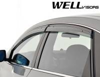 WellVisors - WellVisors Side Window Deflectors Nissan Sentra 13-19 With Black Trim - Image 3