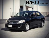 WellVisors - WellVisors Side Window Deflectors Nissan Versa Sedan 07-11 Premium Series - Image 2