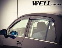 WellVisors - WellVisors Side Window Deflectors Nissan Versa Sedan 07-11 Premium Series - Image 3
